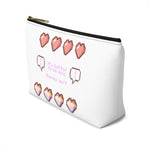 it's better to be nice Accessory Pouch w T-bottom - Lustue