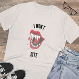 I won't bite Organic Unisex T-shirt