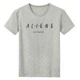 Aliens everywhere... Unisex Front Print T-shirt