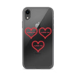 Cuddle Me Transparent iPhone Case - Lustue