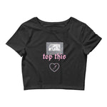 top this Women’s Crop Tee - Lustue