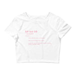 kittenish Women’s Crop Tee - Lustue