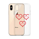 Cuddle Me Transparent iPhone Case - Lustue