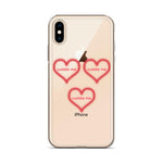 Cuddle Me Transparent iPhone Case - Lustue