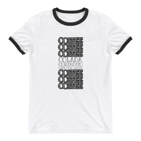 COFFEE Ringer T-Shirt - Lustue