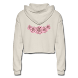 Young & Wild Rose Women's Cropped Hoodie - dust