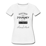 Success is a Journey Premium Organic T-Shirt - white