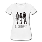 Be Yourself Astronaut Premium Organic T-Shirt - white