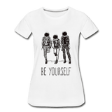 Be Yourself Astronaut Premium Organic T-Shirt - white