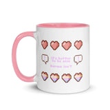 it's better to be nice Mug with Color Inside