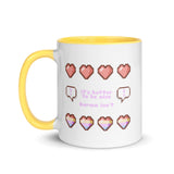 it's better to be nice Mug with Color Inside
